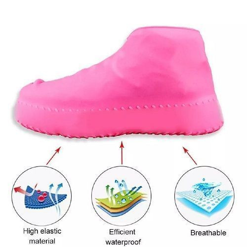 Non- Slip Silicone Rain Boot Shoe Cover Waterproof